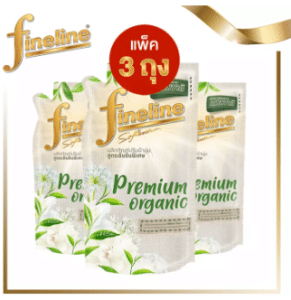 Fineline ไฟน์ไลน์ น้ำยาปรับผ้านุ่ม Premium Organic กลิ่น White Tea