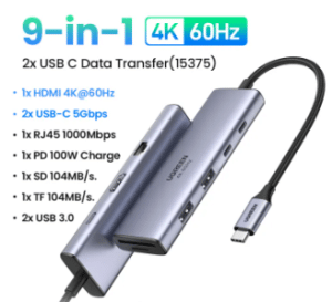 UGREEN อะแดปเตอร์ฮับ USB Type C